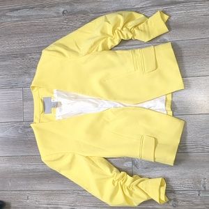 H&M Yellow Blazer Size 4